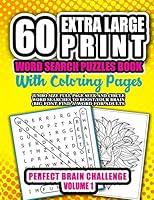 Algopix Similar Product 2 - 60 Extra Large Print Word Search
