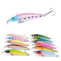 Algopix Similar Product 1 - 11 Pcs Artificial Minnow Hard Baits Set