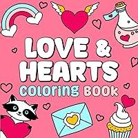 Algopix Similar Product 4 - Love  Hearts Coloring Book Cute and