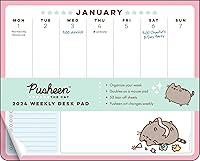 Algopix Similar Product 1 - Pusheen 2024 Weekly Desk Pad Calendar