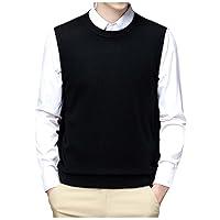 Algopix Similar Product 9 - XINSHIDE Sweater Vest for Men Crewneck