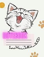Algopix Similar Product 8 - Cute Cat Notebook Whimsical Journal
