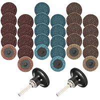 Algopix Similar Product 3 - 30 Pcs Sanding Discs Quick Change Discs