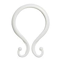Algopix Similar Product 16 - Kenney White Double Shower Curtain