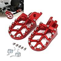 Algopix Similar Product 12 - JFG RACING Red Billet MX Wide Foot Pegs