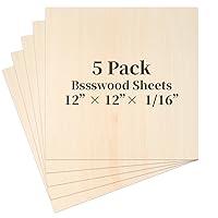 Algopix Similar Product 3 - Balsa Wood Sheet 5 Pack Plywood