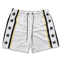 Algopix Similar Product 14 - DIOTSR Mens Retro Casual Graphic Shorts