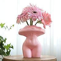 Algopix Similar Product 14 - GUGUGO Mushroom Female Body Vase for