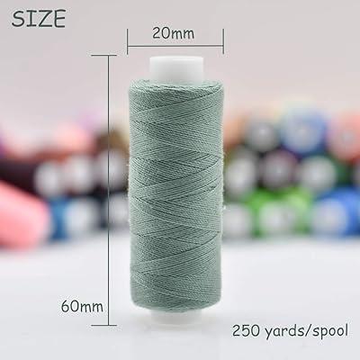  Sewing Threads Kits, All Purpose 100 Color Spools Polyester  Thread Quilting Thread Assortment for Hand Machine Sewing Embroidery