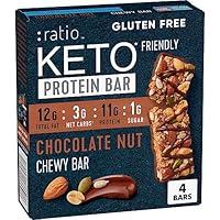 Algopix Similar Product 13 - Ratio Chewy Protein Bar Chocolate Nut