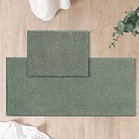 Algopix Similar Product 10 - FRESHMINT Chenille Bathroom Rugs Sets 2