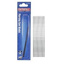 Algopix Similar Product 10 - Faithfull Piercing Saw Blades 12 32