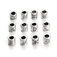 Algopix Similar Product 3 - Linsoir Beads 60 Pcs Antique Silver