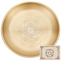 Algopix Similar Product 13 - CREATCABIN Altar Plate Tarot Plate