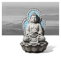 Algopix Similar Product 6 - Desktop Fountain Buddha Tabletop Water