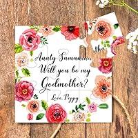 Algopix Similar Product 2 - Godmother Gift Will you be my