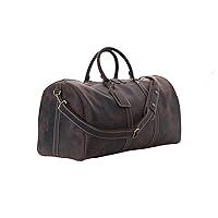 Algopix Similar Product 9 - Londo Genuine Top Grain Leather Duffle