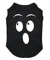 Algopix Similar Product 9 - Petitebella Ghost Face Puppy Dog Shirt