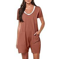 Algopix Similar Product 20 - ZEFOTIM Tshirt Rompers for Women Womens