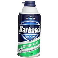 Algopix Similar Product 14 - Barbasol Soothing Aloe Thick  Rich