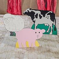 Algopix Similar Product 12 - Farm Barnyard Animal Standee Party
