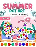 Algopix Similar Product 19 - Hello Summer Dot Art Coloring Book For