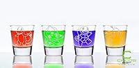 Algopix Similar Product 13 - Pocket Monster Starter Shot Glass Set