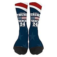 Algopix Similar Product 13 - Trump Vance 2024 Mens Long Socks