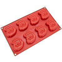 Algopix Similar Product 13 - Silicone Molds Santa Claus 8 Cup