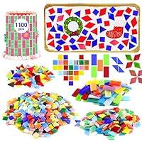 Algopix Similar Product 7 - 1100 Pieces Mixed Color Mosaic Tiles