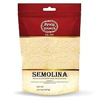 Algopix Similar Product 7 - Spicy World Semolina Flour 35 LB  USA