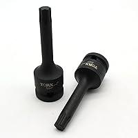 Algopix Similar Product 4 - TEMO IP50 3 Inch Long Black Impact Torx