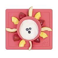 Algopix Similar Product 5 - ezpz Happy Bowl Coral  100 Silicone