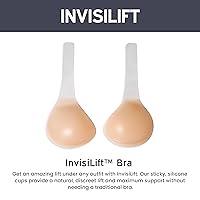Niidor Adhesive Bra Strapless Sticky Invisible Push up Silicone - Size D