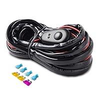 Algopix Similar Product 7 - MICTUNING LED Light Bar Wiring Harness