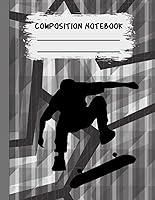 Algopix Similar Product 16 - Skateboard Composition Notebook