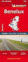 Algopix Similar Product 2 - Michelin Benelux Map 714 Belgium The