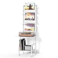 Algopix Similar Product 7 - LELELINKY Tall Record Player Stand with