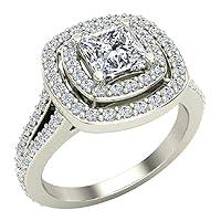 Algopix Similar Product 12 - Glitz Design Princess Cut Diamond