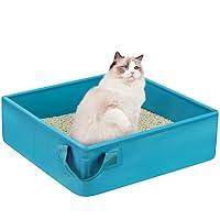 Algopix Similar Product 8 - Collapsible Portable Cat Litter Box 