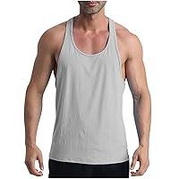 Algopix Similar Product 11 - Mens Tank Tops Cotton Workout Shirts