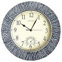 Algopix Similar Product 7 - OCEST Large Wall Clock 13 Inch Indoor