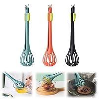 Algopix Similar Product 9 - 3 PCS 2 in 1 Food Clip  Egg Whisk