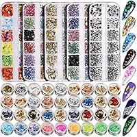 Algopix Similar Product 3 - Teenitor Rhinestones for Nails 5 Boxes