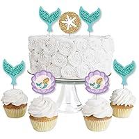 Algopix Similar Product 12 - Lets Be Mermaids  Dessert Cupcake