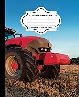 Algopix Similar Product 15 - Composition Book Tractor Themed