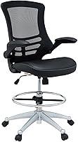 Algopix Similar Product 5 - Modway Attainment Vinyl Drafting Chair