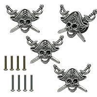 Algopix Similar Product 2 - YYMSEN 4 Pcs Retro Pirate Skeleton