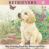 Algopix Similar Product 3 - Retrievers Coloring Book  Goldens