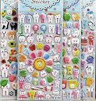 Algopix Similar Product 6 - YOUYA DENTAL 3D Stickers Dental Molar